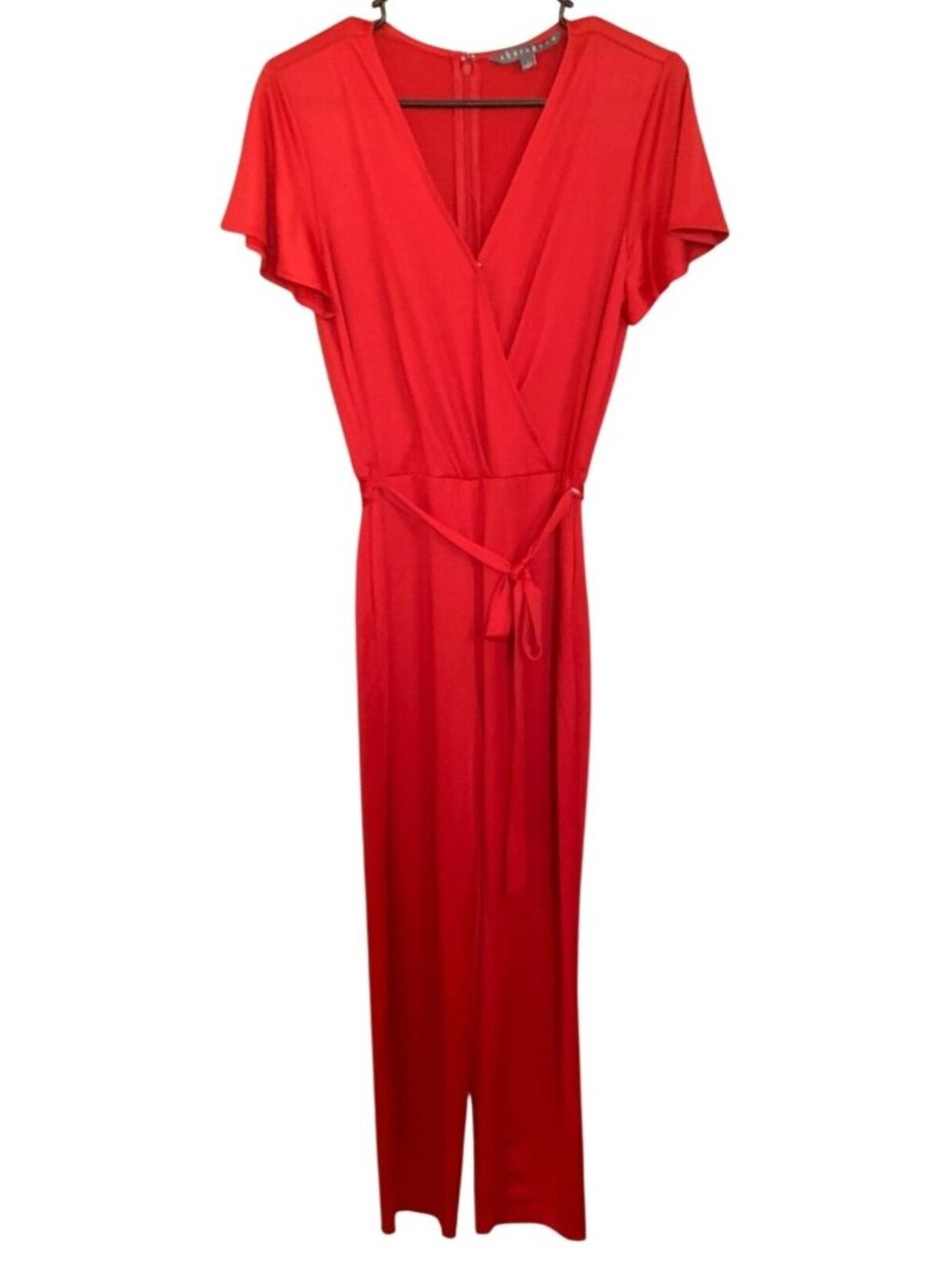 SHARAGANO Red Jumpsuit Red SZ S